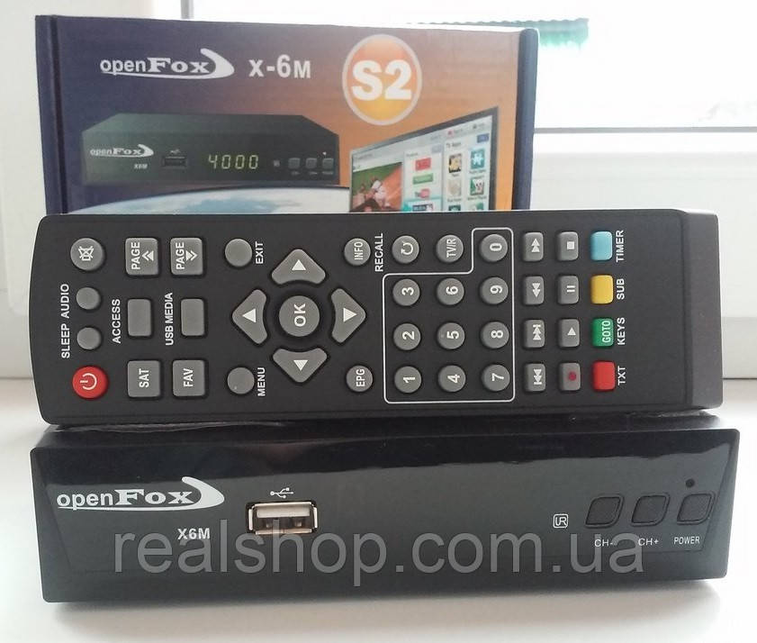 OpenFox x-6m (X6M) HD ресивер + безплатна прошивка!