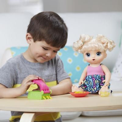Інтерактивна лялька Алеві блондинка Baby Alive Super Snacks Snackin ́ Noodles Baby, фото 1