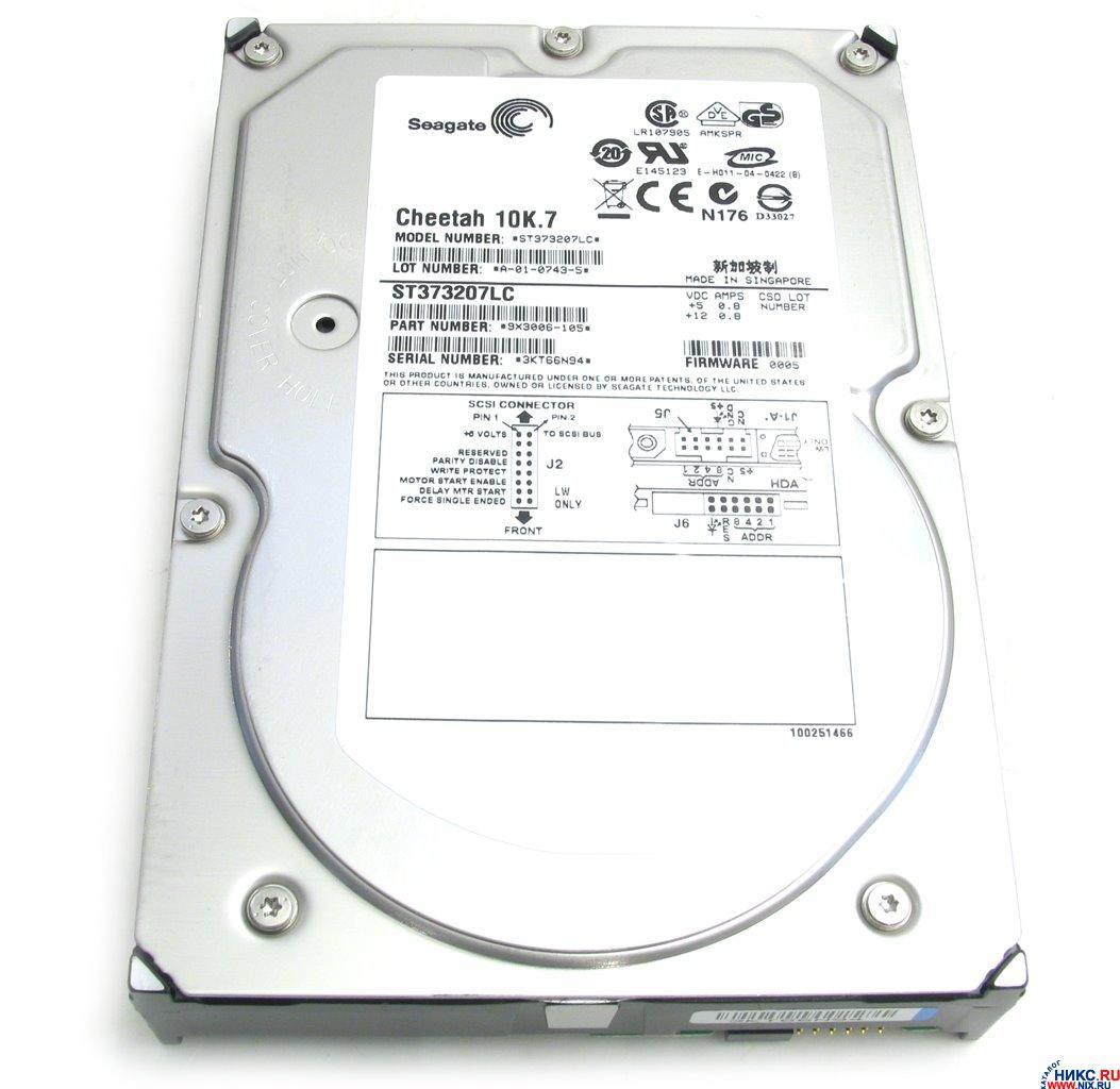 Жесткий диск Seagate 73.4Gb Cheetah 10K.7 ST373207LC