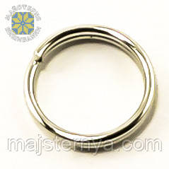 Кільця сполучні подвійні 7мм (20шт в упаковці) фурнітура для біжутерії, фото 1