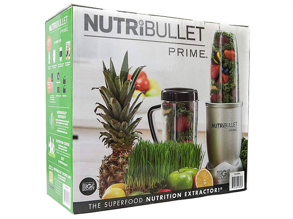 NutriBullet PRIME 12-підметів високошвидкісний блендер 1000 Вт, метал кухонний комбайнер, фото 1