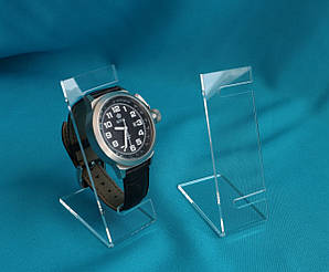 Елегантна акрилова стійка для годинників і фітнес-браслетів