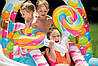 Дитячий надувний басейн ігровий водний центр "Карамель" з кульками, фонтаном і гіркою Intex 57149, фото 6