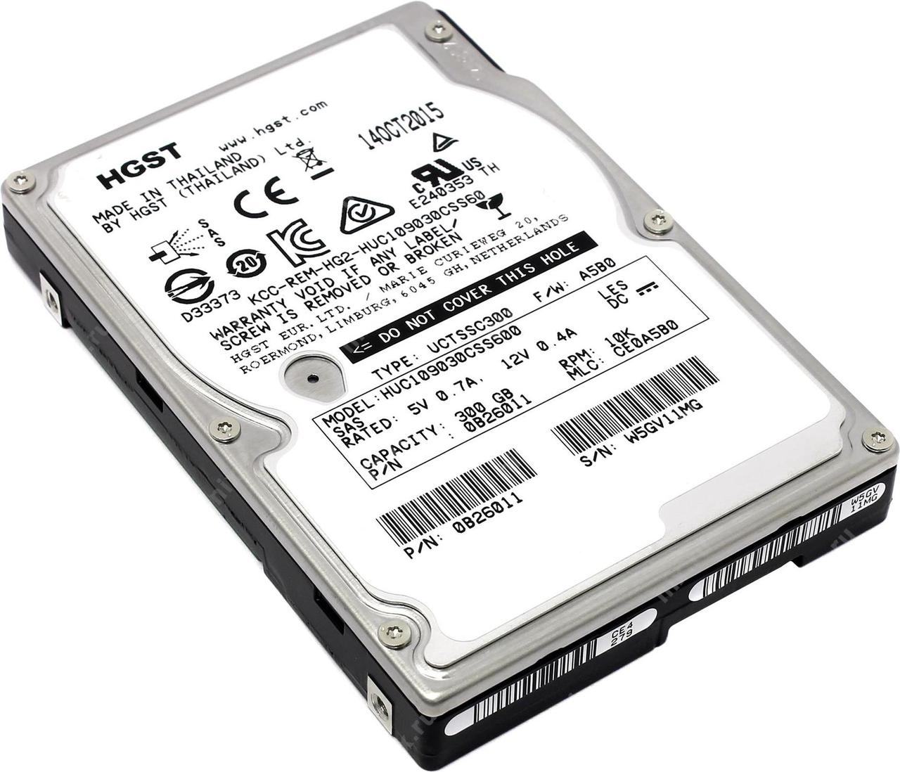 Жорсткий диск Hitachi Ultrastar 300Gb C10K900 HUC109030CSS600