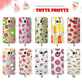 Ультратонкий прозорий чохол з малюнком для Samsung Galaxy S7 G930 (80 дизайнів)