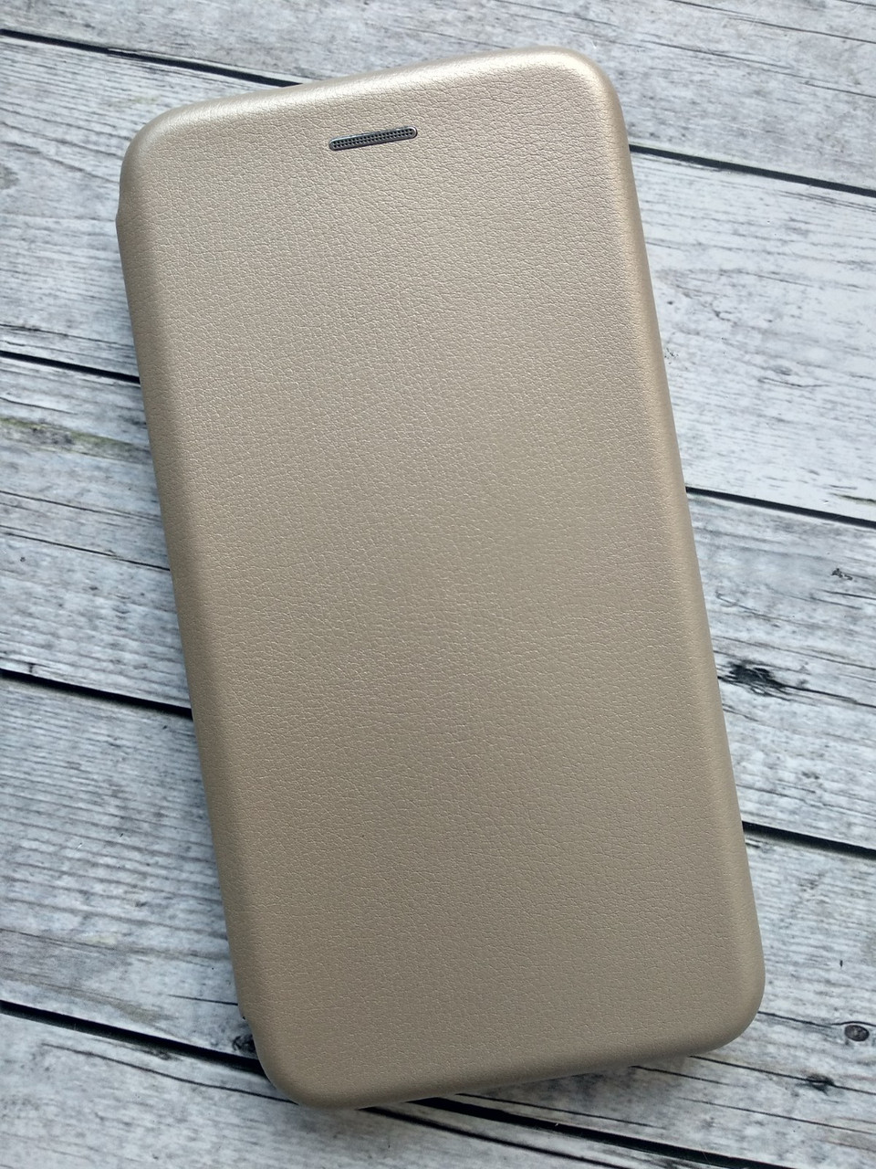 Чохол книжка для телефону Xiaomi Redmi Note 7 Orig на магніті з функцією підставки і кишенею для карт Gold 4you