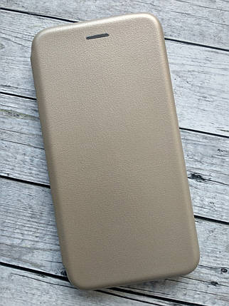 Чохол книжка для телефону Xiaomi Redmi Note 7 Orig на магніті з функцією підставки і кишенею для карт Gold 4you, фото 1