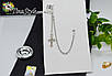 Сережки каф на вухо Хрестик кліпс КАК ХІТ! Новинка!, фото 2