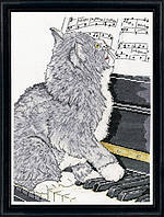 "Piano Cat" Design Works. Набор для вышивания (2910)