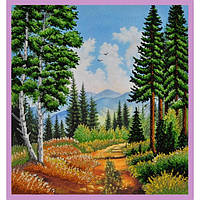 "Лесная тропинка" Картины Бисером. Набор для вышивания (Р-244)
