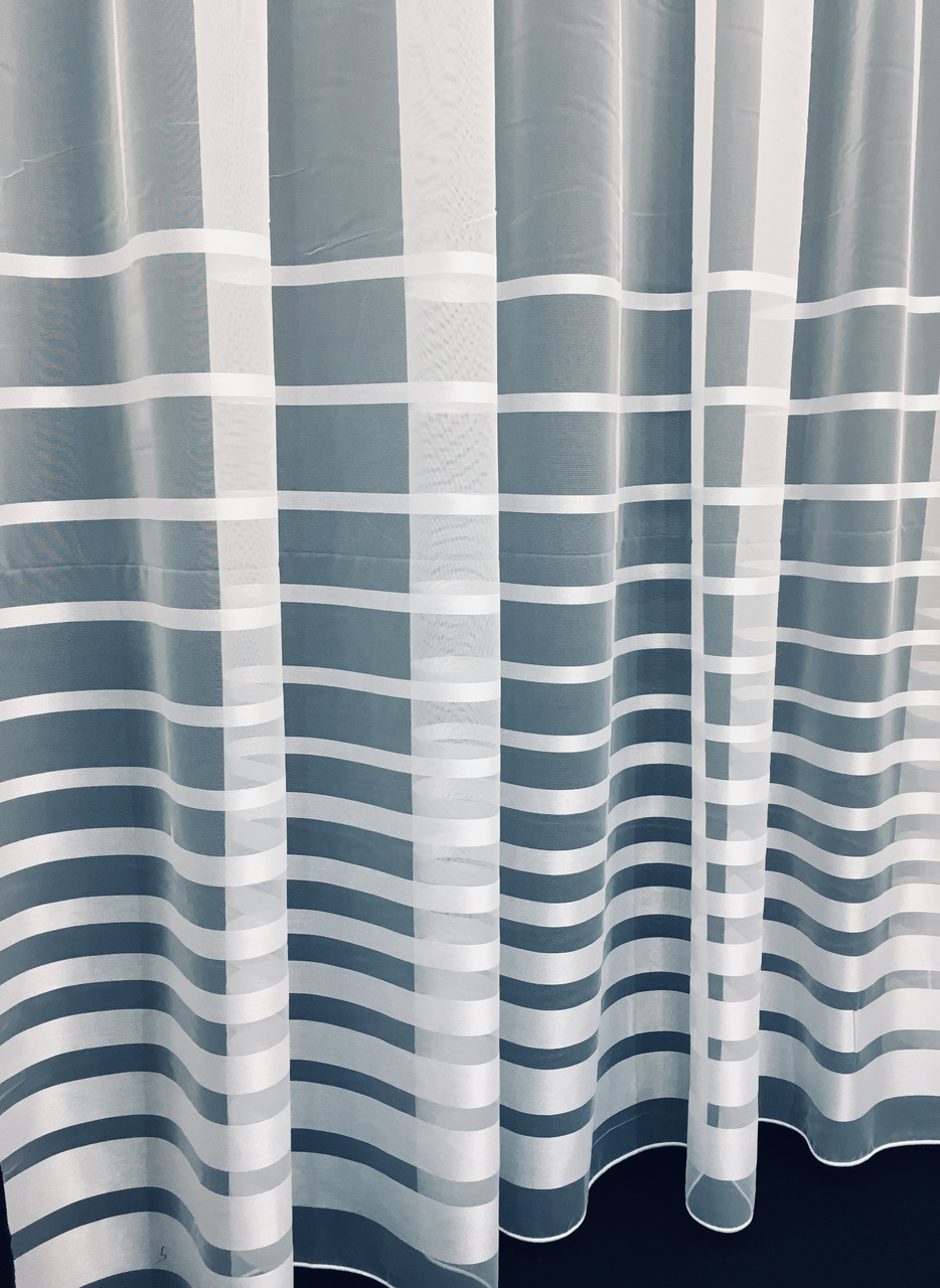 Тюль Смужка Біла 5300/01, 480х270см