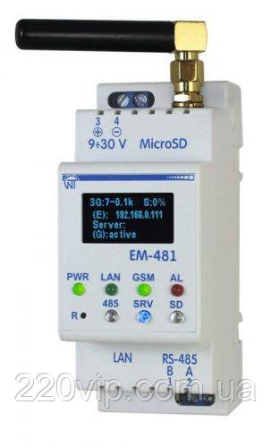 Контролер web-доступу ЕМ-481 NOVATEK-ELECTRO до керування modbus-обладнанням, фото 1