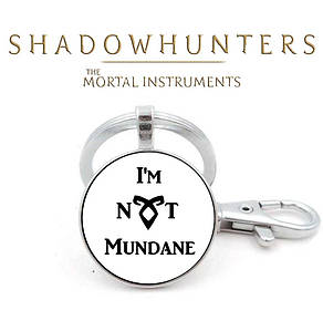 Брелок "i'm NOT A MUNDANE" Знаряддя смерті / The Mortal Instruments