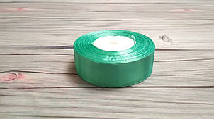 Атласна стрічка 2,5 см М'ятна