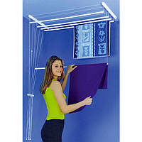 Сушарка стельова Глорія 2,0 м. для сушки білизни речей одягу у ванній кімнаті чи на балконі після прання