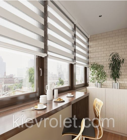 Рулонная штора День-Ночь в закрытой системе купить в Киеве, Украине ...