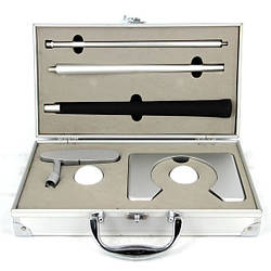 Офісний набір для гри в кабінетний міні гольф у металевому футлярі з ключкою CX-1005