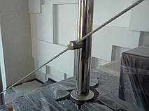 тросовое ограждение лестничного пролета в частном доме, Запорожье, зима 2016 9