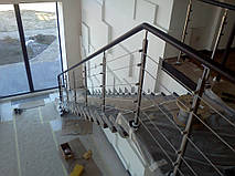 тросовое ограждение лестничного пролета в частном доме, Запорожье, зима 2016 18