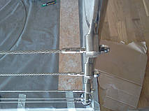 тросовое ограждение лестничного пролета в частном доме, Запорожье, зима 2016 21