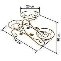 Кованая подставка для цветов К-332