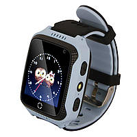 Детские умные часы с GPS UWatch M05 с камерой и фонариком синий