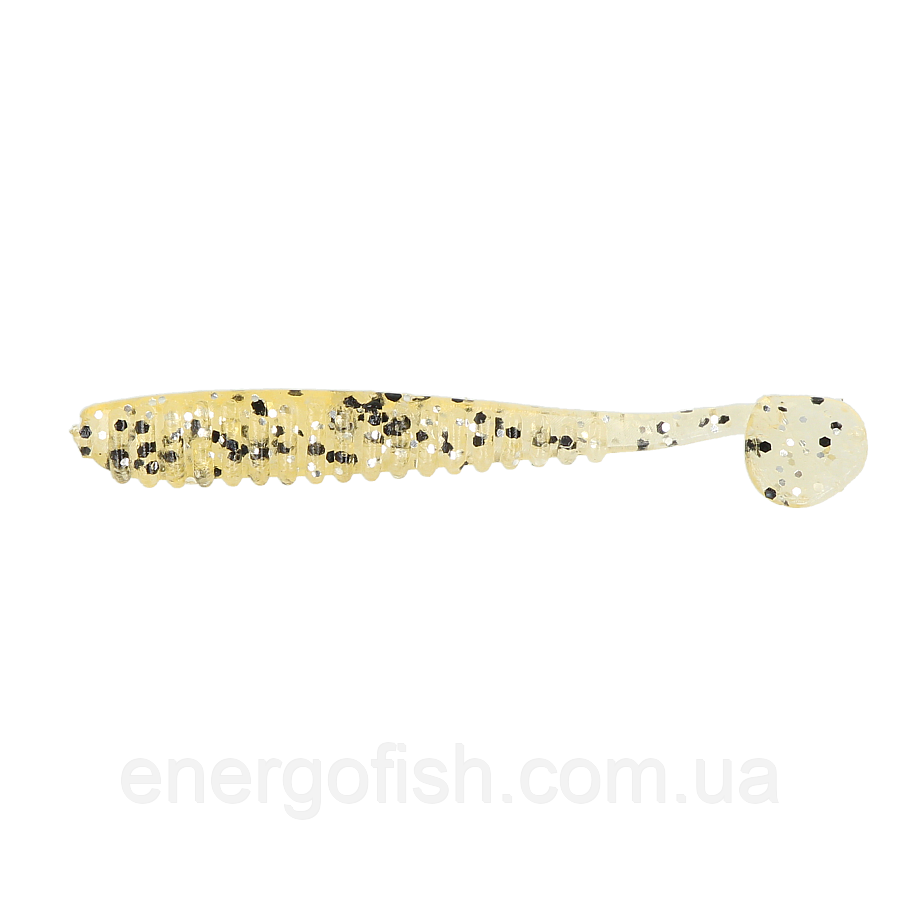 Силікон Kalipso Pygmy Rib Shad 1.6" (10шт) 100 SS