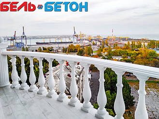 Балюстрада белая в Черноморске | Балясины бетонные в Одесской области 4