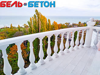 Балюстрада белая в Черноморске | Балясины бетонные в Одесской области 5