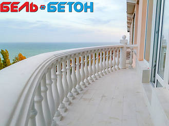 Балюстрада белая в Черноморске | Балясины бетонные в Одесской области 8