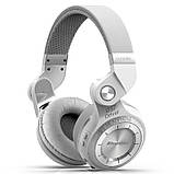 Бездротові Bluetooth-навушники Bluedio T2S з автономністю до 40 годин (Білий), фото 3