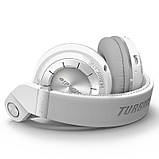 Бездротові Bluetooth-навушники Bluedio T2S з автономністю до 40 годин (Білий), фото 6