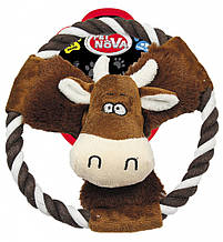 Іграшка для собак Корівка з мотузкою Pet Nova 20 см