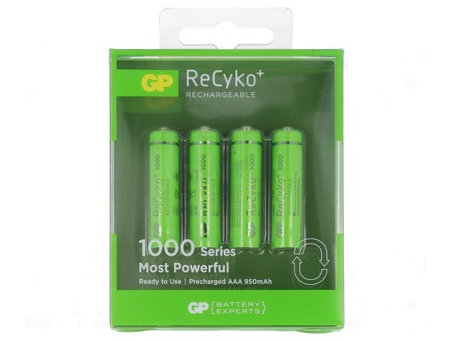 Акумулятор GP ReCyko+ ААА 1000mAH