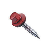 Саморіз покрівельний SDS 5,5х25 мм вишня 3005 Wkret-Met