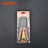 Кримпер професійний для обтискання конектора RJ-45/RJ-11/RJ-9, 190 мм Harden Tools 660631, фото 5