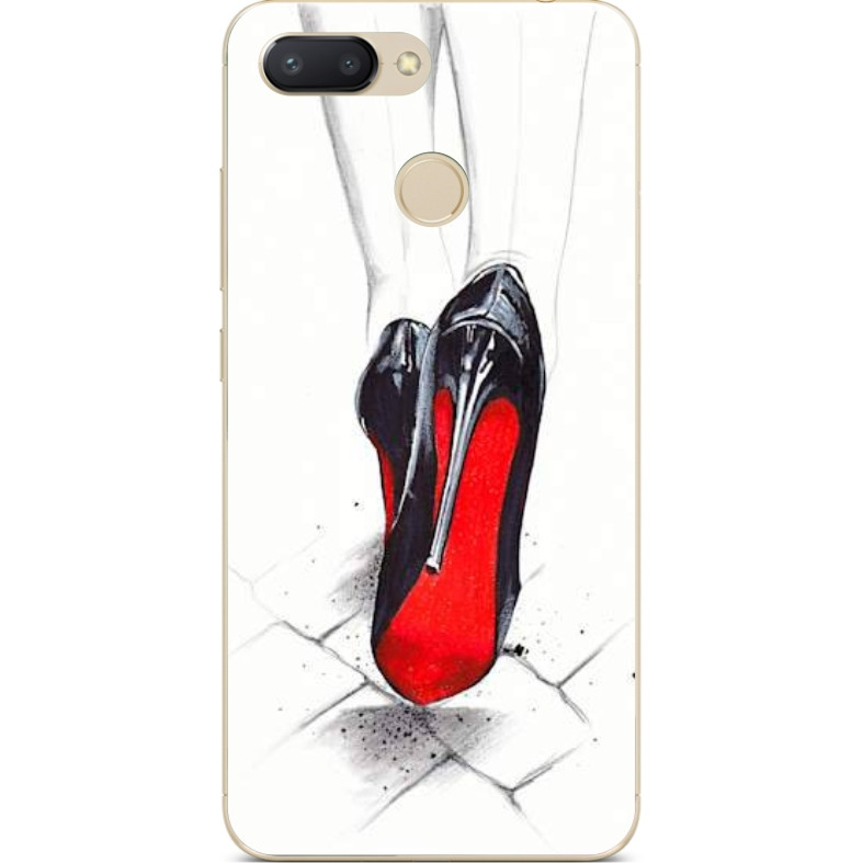 Бампер силіконовий для Huawei P Smart з малюнком Лабутены