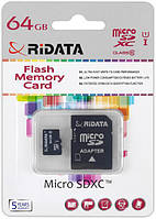 Карта пам'яті Ridata micro SDXC 64GB Class 10 UHS-I