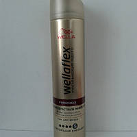 Лак для волосся Wellaflex Антивіковий Anti-Aging 250 мл. (Вела Об'єм і здоров'я для тонкого волосся No5)
