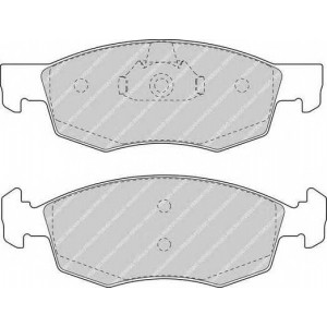 Колодки гальмівні Fiat Doblo 1,2-1,9 JTD 01 - C1F049ABE