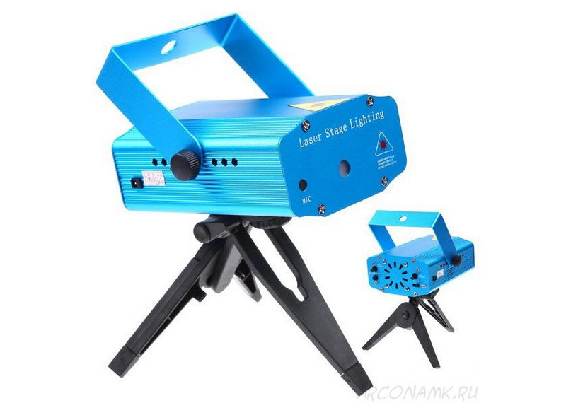 Лазерный Проектор Mini Laser Stage Lightning, Цветомузыкальная ...
