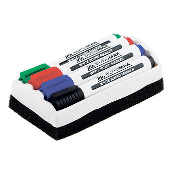 Набір маркерів для дошок, 4 кольори, Buromax BM.8800-84