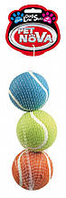 Тенісні м'ячі Pet Nova 6 см 3 шт
