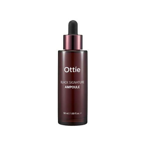 Ottie Омолоджуюча ампула з муцином чорної равлики Black Signature Ampoule 50ml, фото 1