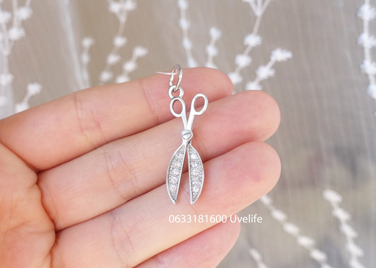 Срібний підвіс Ножиці, фото 1