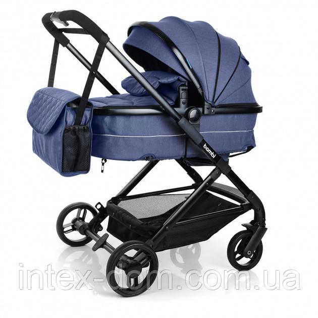 Коляска-трансформер Bambi M 3895-4 (Синій)
