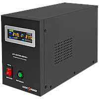 ДБЖ із правильною синусоїдою LogicPower LPY-B-PSW-500VA+(350W)5A/10A 12V для котлів та аварійного освітлення