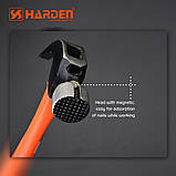 Молоток-обценьки 0,7 кг, ручка фіберглас Harden Tools 590216, фото 6
