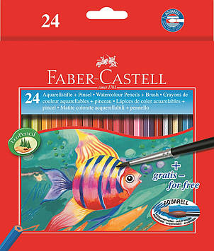 Акварельні кольорові олівці Faber Castell 114425 (24 кол.)