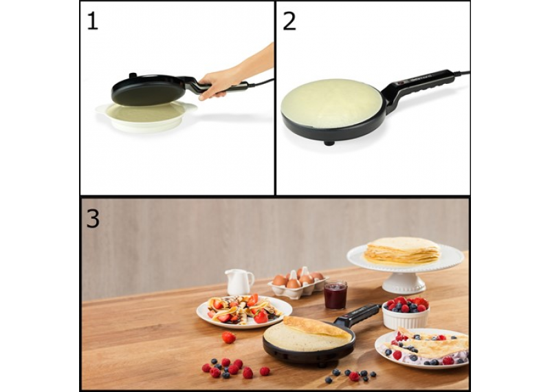 Электрическая блинница Delimano Utile Pancake Maker с антипригарным покрытием - фото 2 - id-p340330269